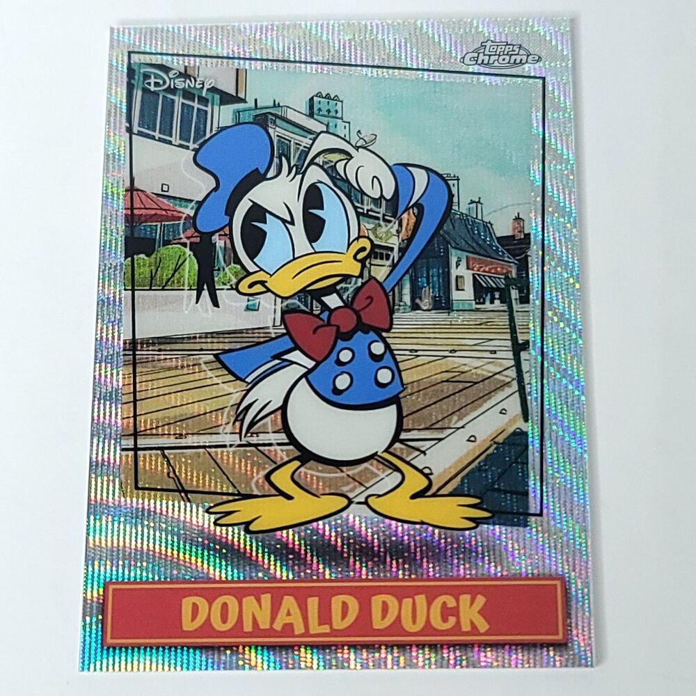 Donald Duck Now Let Me See 2026 Topps Disney Neon Shorts Short Prints #MSSP-10